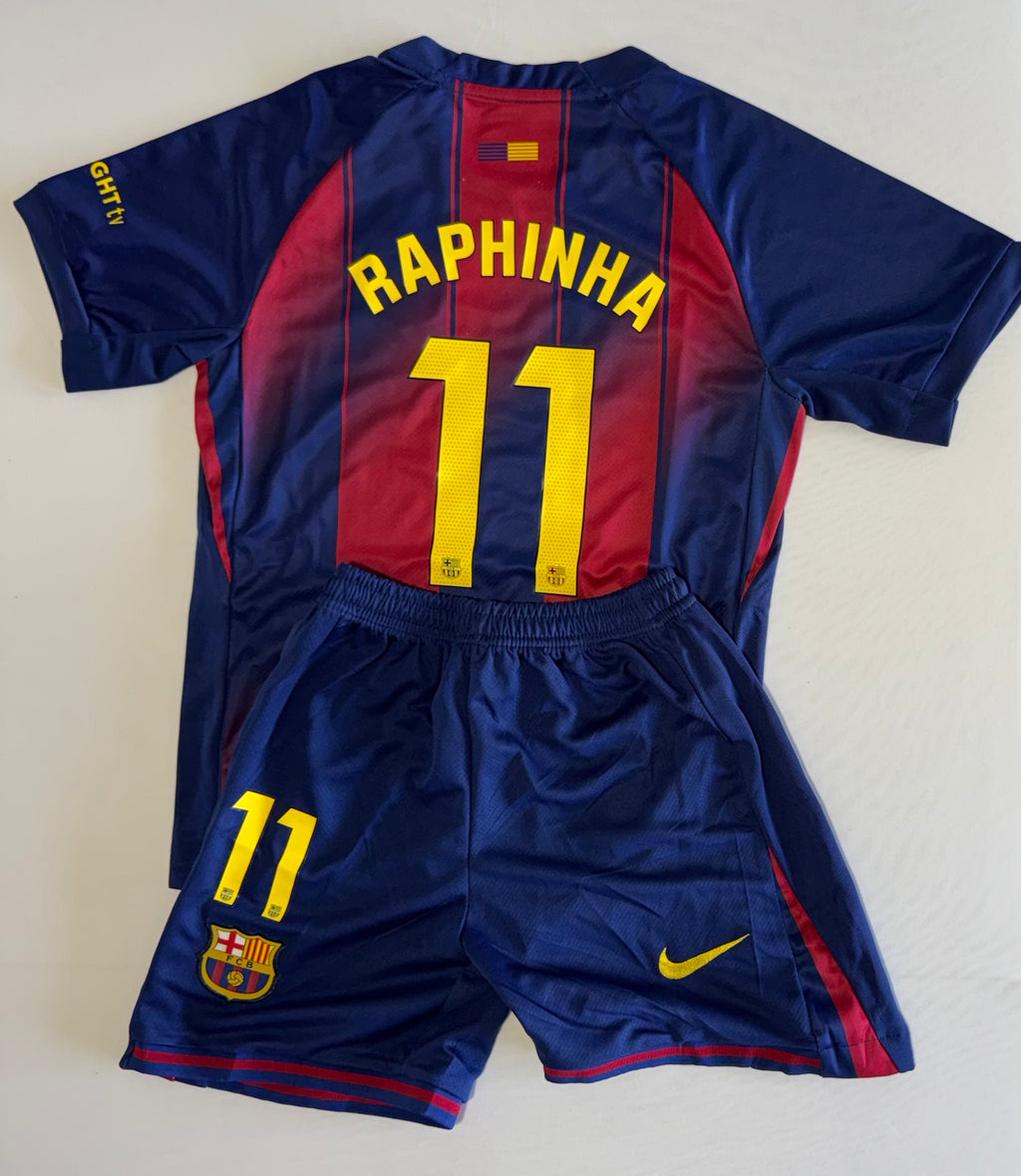 Barcelona 25/26 home Kids, with socks and shorts