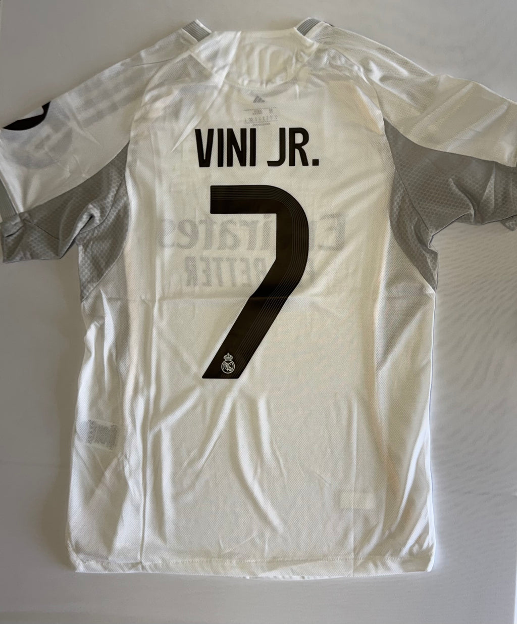 Real Madrid 25/26 Home jersey player issue, With champions league patch