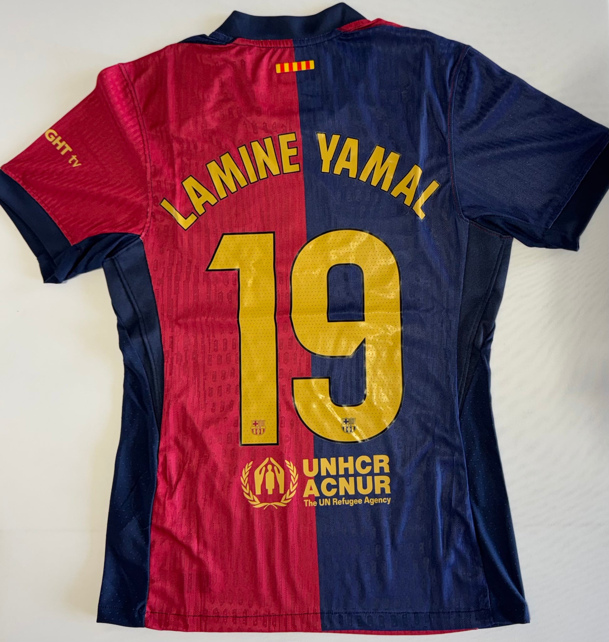 Barca X Cactus jack limited edition home jersey, player issue with la liga patch